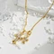 gold cross necklaces for women